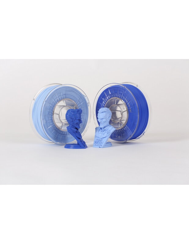 Print with Smile - PLA duo Pack - 1.75 mm - Blue - 2 x 500 g
