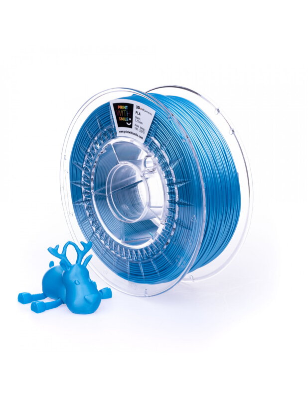 Print with Smile - Satin PLA - 1.75 mm - Sky Blue - 500 g