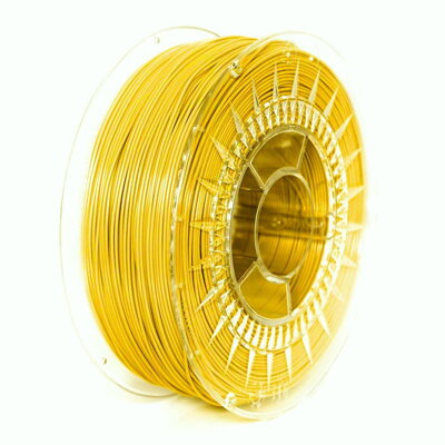 PET-G 1.75 mm filament bright yellow Devil Design 1 kg
