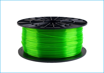 Filament-PM PET-G string print green transparent 1.75 mm Filament PM 1 kg