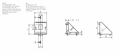 Corner connector for aluminum profiles 20 2020 2040