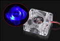 Silent fan 30 x 30 x 10 with blue diode