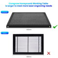 Honeycomb pad lasers and CNC