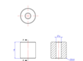 Silicone spacer post