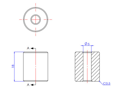Silicone spacer post