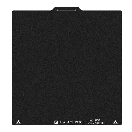 Texturovaný PEI tiskový plát - černý