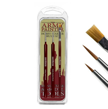 Army Painter Hobby Starter Brush Set - set of brushes