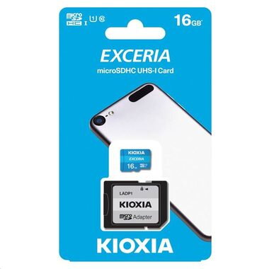 Memory card 16 GB Micro SDHC with SD adapter