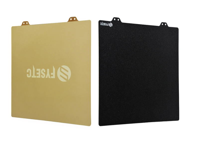 Oboustranný černý PEI pružný, ocelový plát (strukturovaný a hladký) - BAZAR