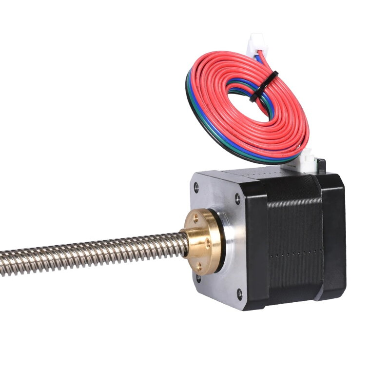 Step motor 0.42 Nm with trapezoid T8x8 and matrix Step motor 0.42 Nm with trapezoid T8x8 and matrix