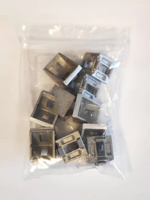 Corner connector for aluminum profiles 20 2020 2040 Corner connector for aluminum profiles 20 2020 2040