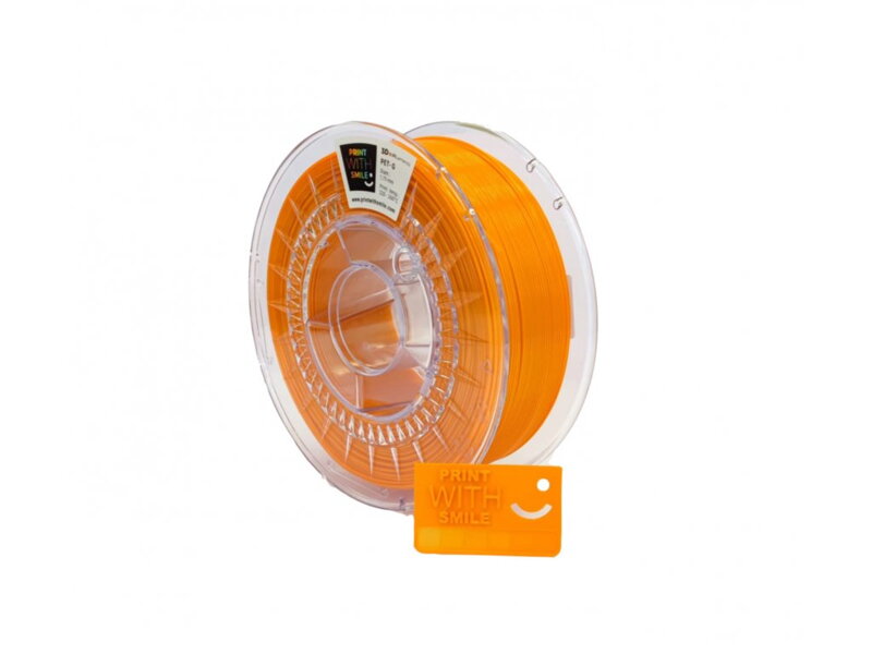 Print with Smile - Pet -G - 1.75 mm - Bright Orange - 1 kg Print with Smile - Pet -G - 1.75 mm - Bright Orange - 1 kg