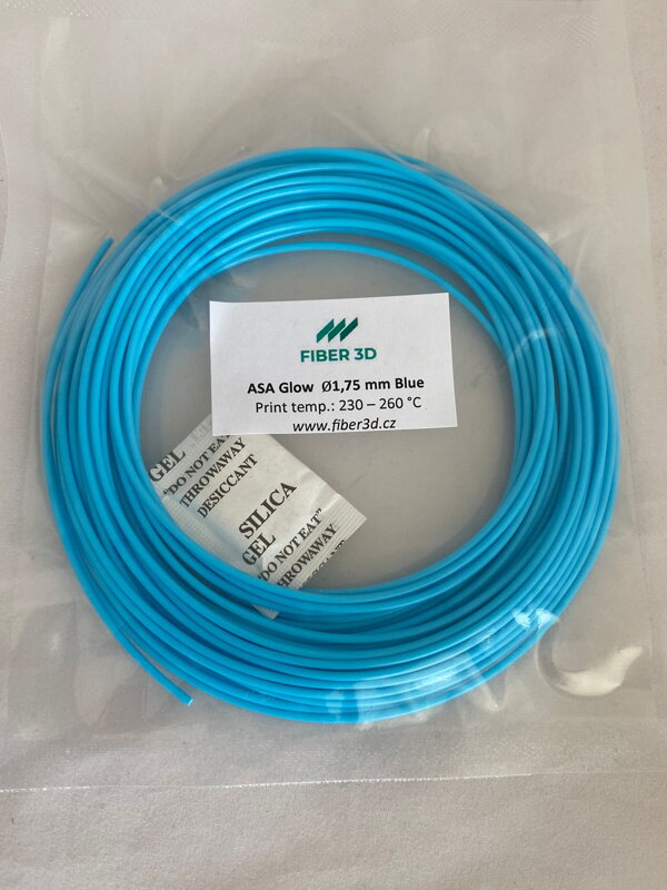 FIBER3D ASA sample - shining in the darkness of 1.75 mm 10 m FIBER3D ASA sample - shining in the darkness of 1.75 mm 10 m