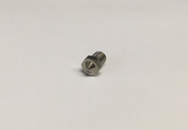 Hardened V6 hotend nozzle Hardened V6 hotend nozzle
