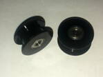 GT2 pulley - black anodex