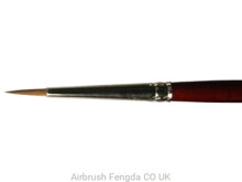 Round brush LifeColor Pure Red Sable with short hair 2