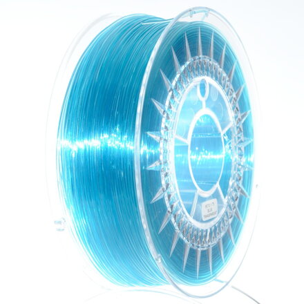 PET-G Filament 1.75 mm Blue Transparent Devil Design 1 kg