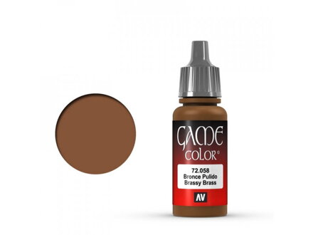 Vallejo Game Color 72058 Brassy Brass (17 ml)