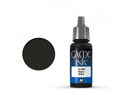 Vallejo Game Color 72094 Black Ink (17 ml)