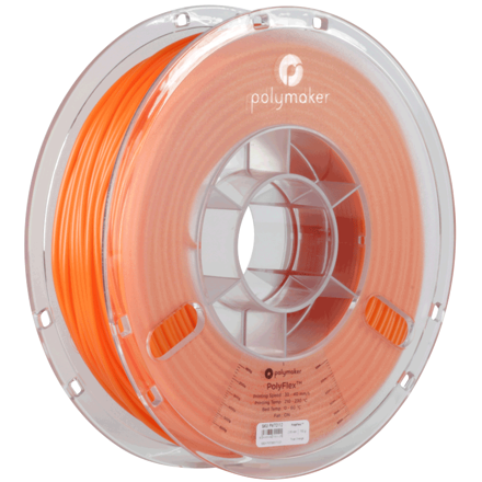 Polyflex TPU95 FILAMENT Orange 1.75mm Polymaker 750g