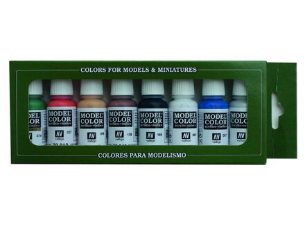 Vallejo Model Color 8 Colors Set 70103 Wargames Basics (8)