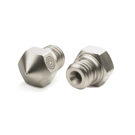 MK10 Poniklovaná měděná tryska 0,6 mm (Pro celokovové hot-endy) - 1 ks