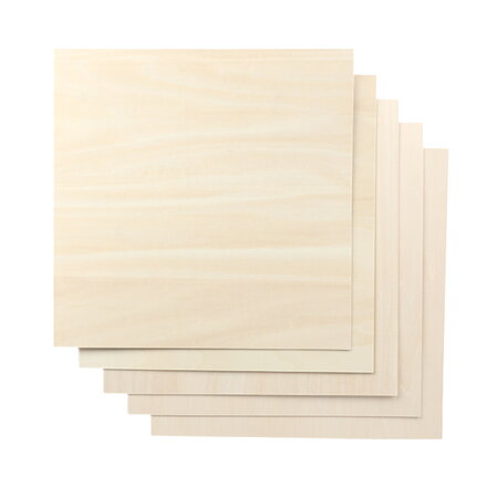 List Snapmaker Basswood-A250 / 200x200x1,5mm / 5 ks