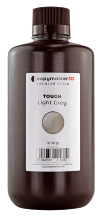 Copymaster3D Odolná UV pryskyřice typu ABS - 1 kg - Světle šedá