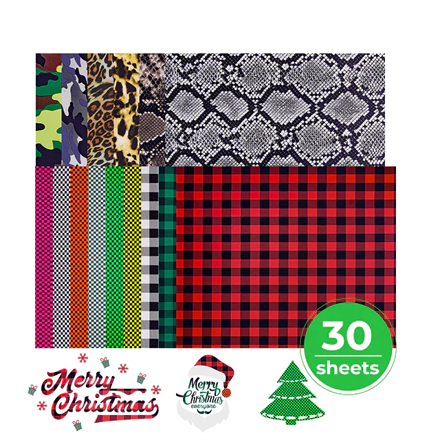 xTool Vzorovaný Nažehlovací Vinyl - sada 30 kusů