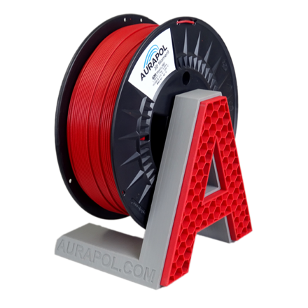 Filament AURAPOL PLA ČERVENÁ METALÍZA 1,75 mm 1 kg.