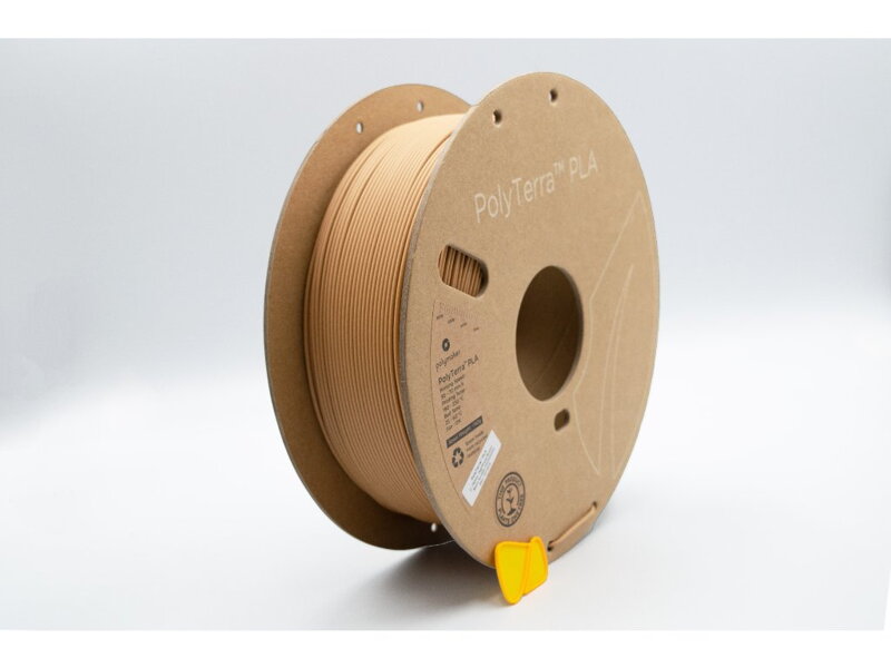 PLA PolyTerra filament Wood Brown 1,75mm Polymaker 1000 g PLA PolyTerra filament Wood Brown 1,75mm Polymaker 1000 g