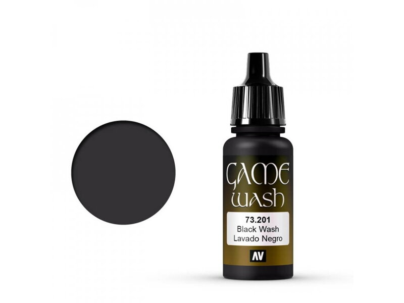 Vallejo Game Color 73201 Black (17 ml)