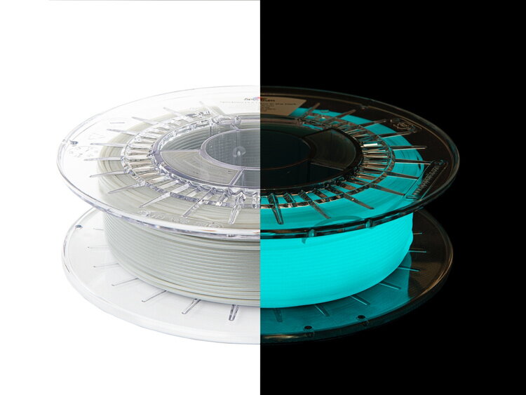 PLALAMENT GLOW IN THE DARK BLUE 1.75 mm Spectrum 0.5 kg PLALAMENT GLOW IN THE DARK BLUE 1.75 mm Spectrum 0.5 kg