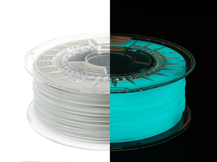 Petg Filament Glow in The Dark Blue 1.75 mm Spectrum 1 kg Petg Filament Glow in The Dark Blue 1.75 mm Spectrum 1 kg