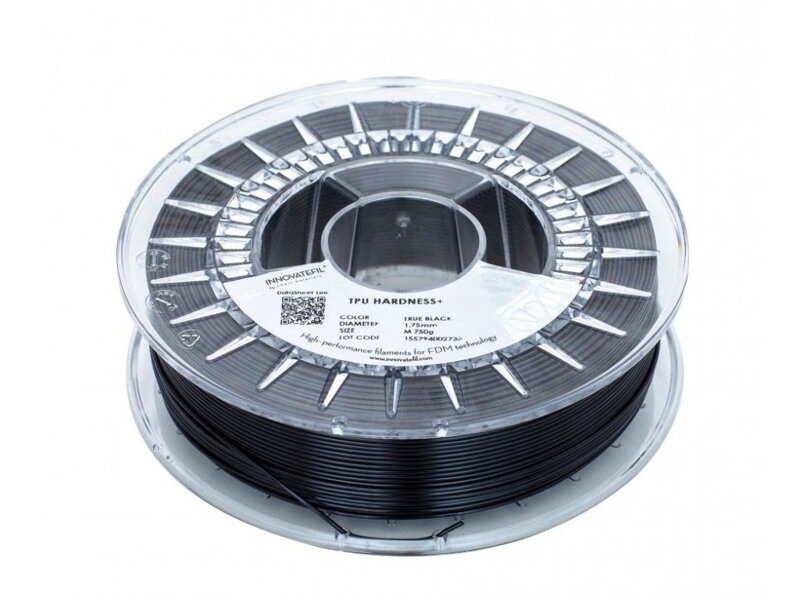 Innovatefil TPU Hardness+ Filament Black 2.85 mm 750 g