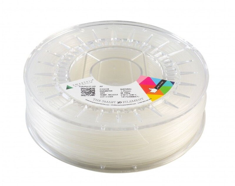 PP Filament Natural 1.75 mm Smartfil 700 g PP Filament Natural 1.75 mm Smartfil 700 g