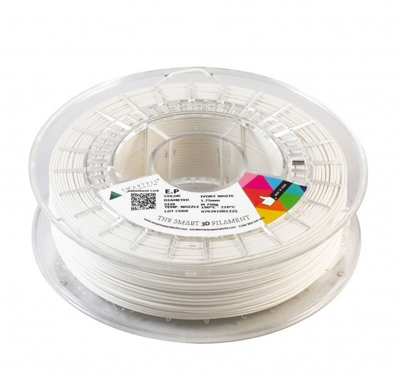 E.P. Filament White Ivory 1.75 mm Smartfil 750 g E.P. Filament White Ivory 1.75 mm Smartfil 750 g