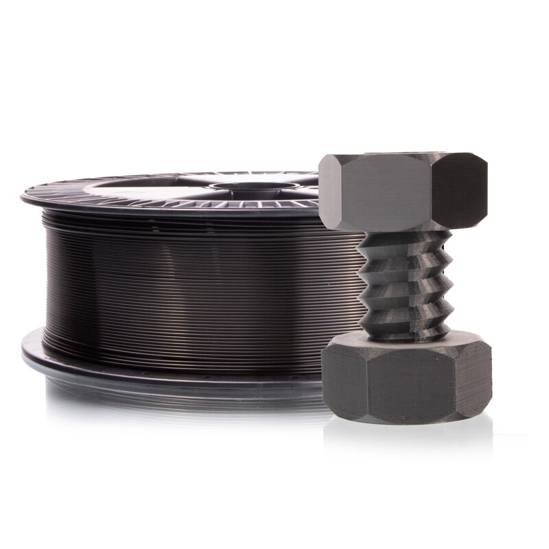 FILAMENT-PM PET-G Press string black 1.75 mm 2 kg Filament PM