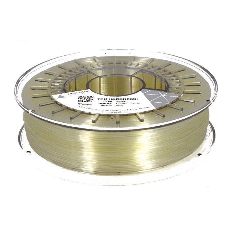 Innovatefil TPU Hardness+ Filament Natural 1.75 mm 750 g Innovatefil TPU Hardness+ Filament Natural 1.75 mm 750 g