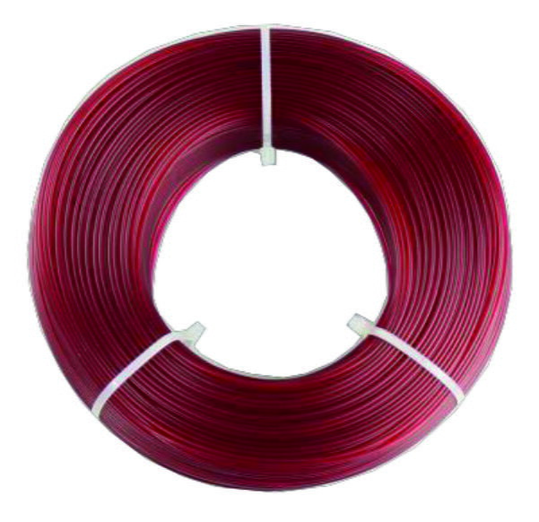 Petg Easy Filament Refill Wine Red Transparent 1,75mm Fiberlogs 850g