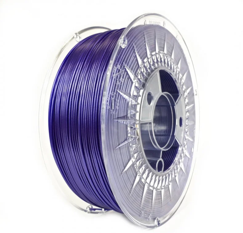 PLA filament 1.75 mm Galaxy glitter purple Devil Design 1 kg