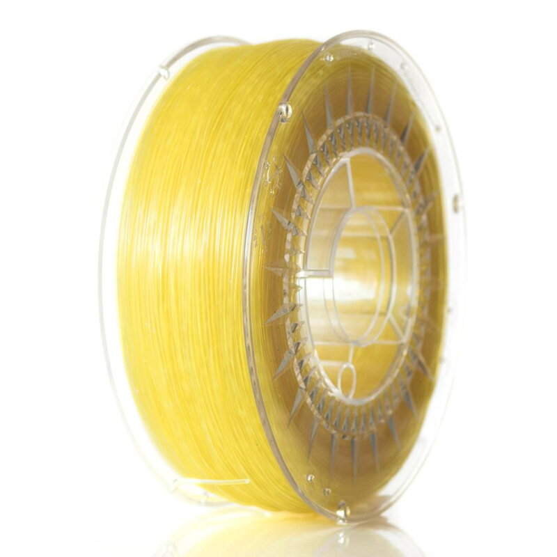 ABS+ FILAMENT 1.75 mm Yellow Transparent Devil Design 1 kg