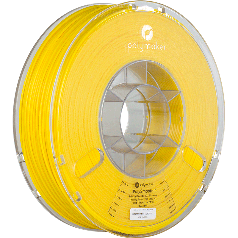 POLYSMOOTH FILAMENT Yellow 1,75mm Polymaker 750g