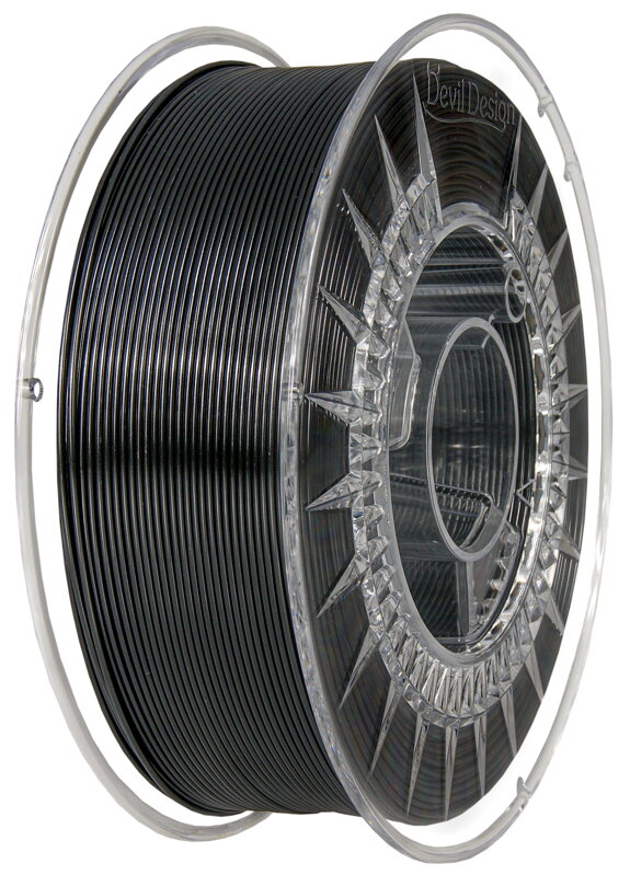 PET-G filament 1,75 mm černý Devil Design 1 kg