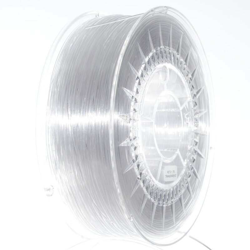 PET-G Filament 1.75 mm Transparent Devil Design 1 kg PET-G Filament 1.75 mm Transparent Devil Design 1 kg