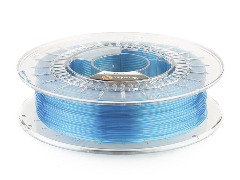 Flexfill Filament 98A TPU 1,75mm Blue Transparent 0,5kg Fillamentum