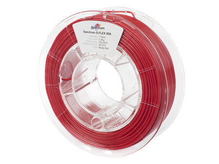 S-Flex Filament 90A Bloody Red 1,75mm Spectrum 0,5kg