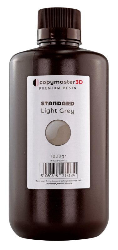 Copymaster3D Standardní UV pryskyřice - 1 kg - Světle šedá