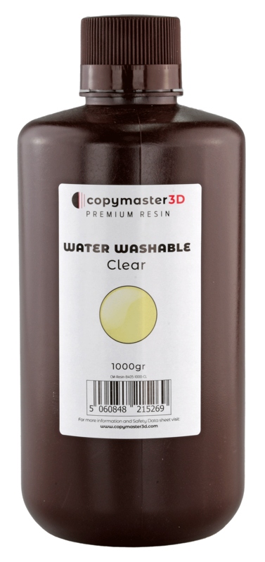 Copymaster3D Vodou omyvatelná UV pryskyřice - 1 kg - Čirá