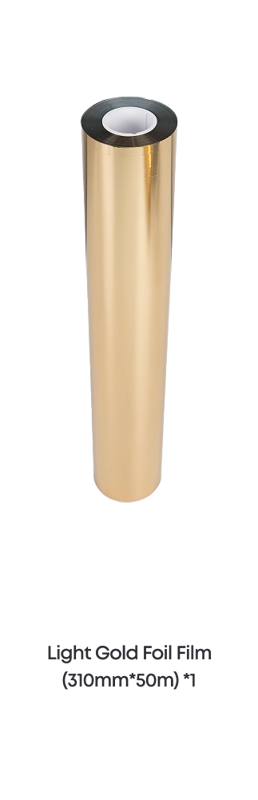 Eufymake světle zlatá fólie